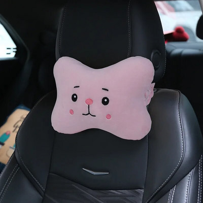 Kreatív rajzfilm aranyos autós fejtámla karima plüss nyakpárna autó belső kialakítás lány ülés kényelmes párna