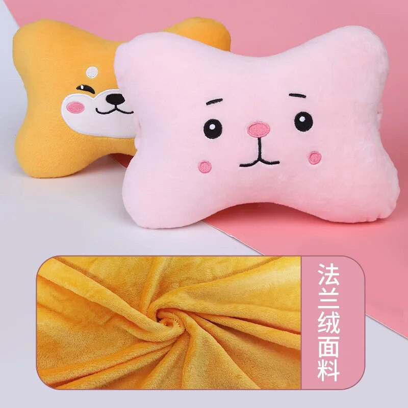 Kreatív rajzfilm aranyos autós fejtámla karima plüss nyakpárna autó belső kialakítás lány ülés kényelmes párna