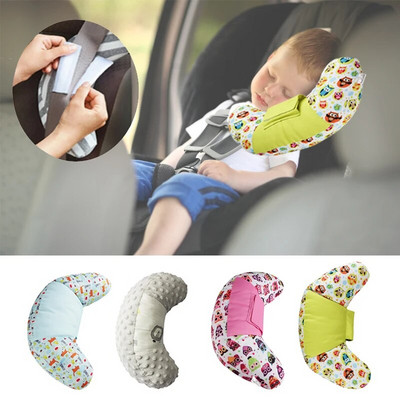 Children Car Neck Pillow Styling Headrest Cushion Baby Car Seat Belts Pillow Kids Shoulder Safety Strap Headband Support