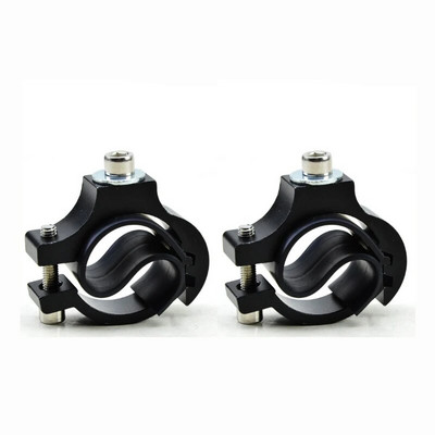 2 gab. Universālā motocikla priekšējo lukturu kronšteina caurules dakšu skavas turētāja komplekts Stūres automašīnas darba gaismas motocikla prožektora kronšteins