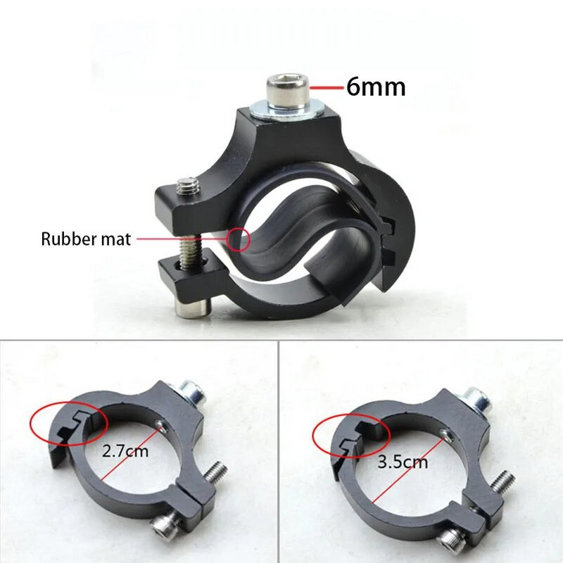 2 gab. Universālā motocikla priekšējo lukturu kronšteina caurules dakšu skavas turētāja komplekts Stūres automašīnas darba gaismas motocikla prožektora kronšteins