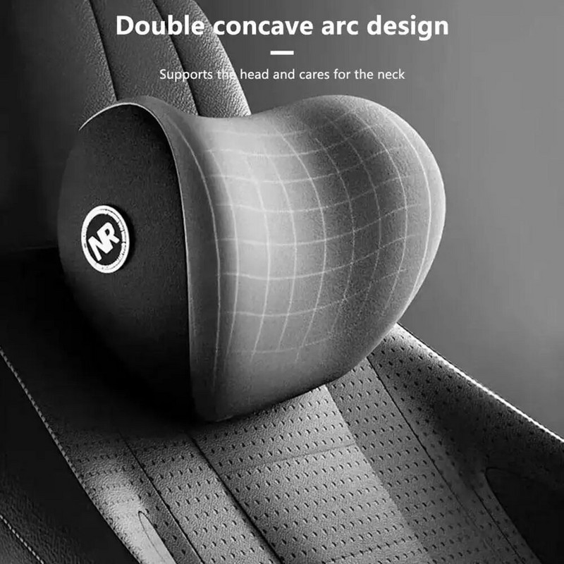 Auto peatoe kaelapadjad, padi nimmetugi, universaalne pehme mälupuuvillane hingav reisikaitse nimmeosa seljapadi