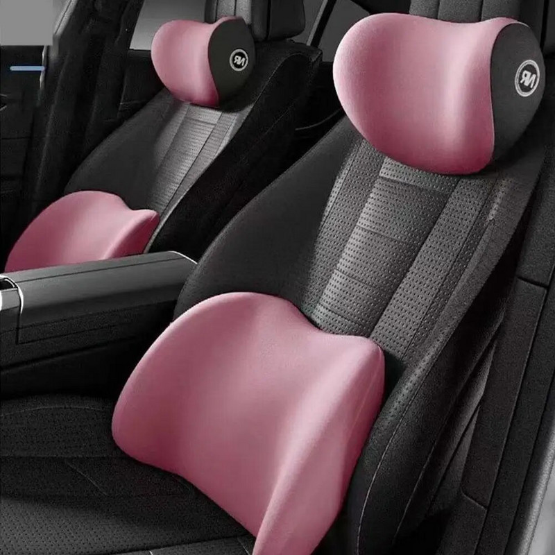 Auto peatoe kaelapadjad, padi nimmetugi, universaalne pehme mälupuuvillane hingav reisikaitse nimmeosa seljapadi