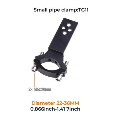 20-55 mm universāls motocikla priekšējo lukturu stiprinājuma kronšteini, dakšas auss smalcinātājs, priekšējā luktura turētājs, regulējiet motora dakšas stiprinājumu