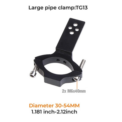 20-55 mm universāls motocikla priekšējo lukturu stiprinājuma kronšteini, dakšas auss smalcinātājs, priekšējā luktura turētājs, regulējiet motora dakšas stiprinājumu