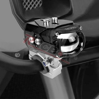Στήριγμα προβολέα LED μοτοσικλέτας CNC 18-30mm Στήριγμα προφυλακτήρα M6 Στήριγμα για σημειακή λάμπα ομίχλης Σφιγκτήρας για Dirt Bike Car Περιστροφή 360 μοιρών