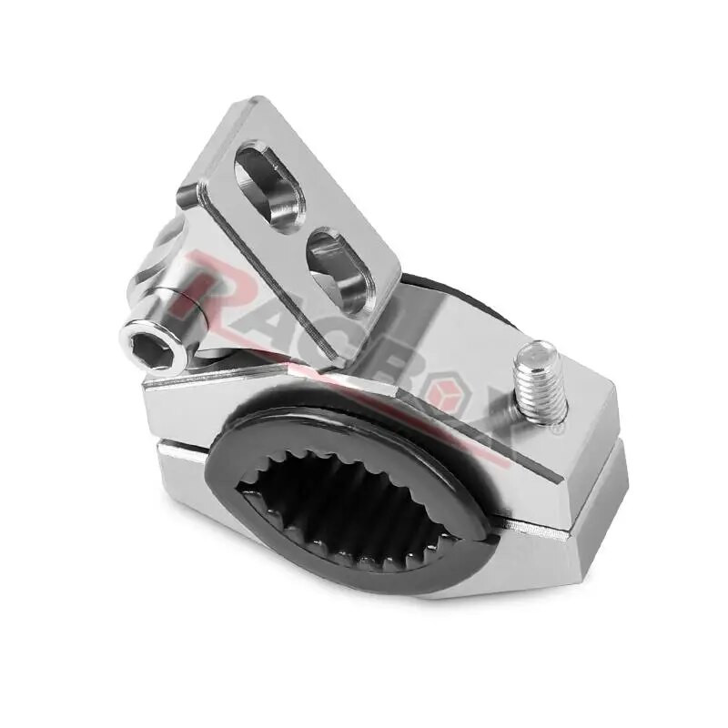 Στήριγμα προβολέα LED μοτοσικλέτας CNC 18-30mm Στήριγμα προφυλακτήρα M6 Στήριγμα για σημειακή λάμπα ομίχλης Σφιγκτήρας για Dirt Bike Car Περιστροφή 360 μοιρών