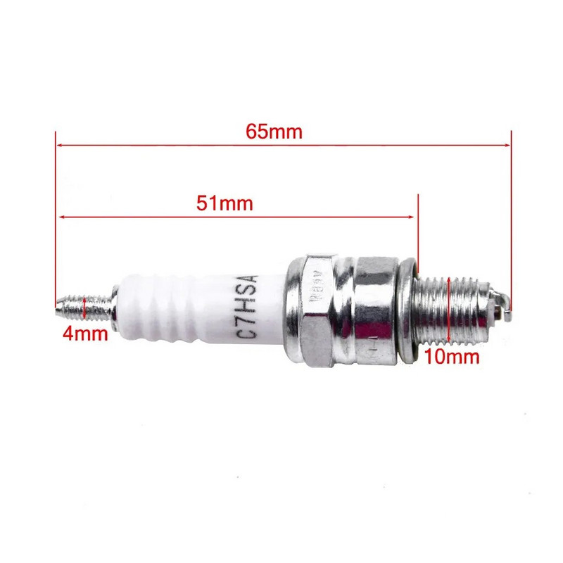 Uued C7HSA küünla süüteküünlad 125–150 cm3 horisontaalse mootoriga Pit Dirt Quad Bike ATV Gokart mootorratta mopeedi tõukeratta jaoks