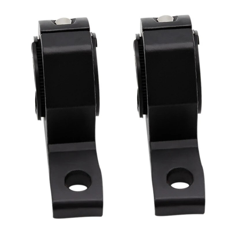 2 gab Motociklu LED priekšējo lukturu skavas kronšteini cauruļu skavu stiprinājuma komplekts motociklu prožektoriem miglas lukturu stiprinājumam Moto automašīnu piederumi