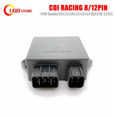 Mootorratta 8 kontaktiga 12 kontaktiga CDI kasti süütepäästik Suzuki EN125 GN125 GS125 HJ125K 125CC jaoks