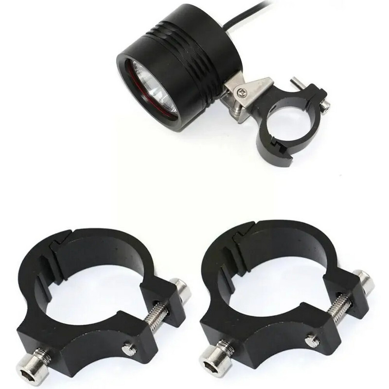 2 ks Univerzálny držiak svetlometov na motocykel, trubica, držiak bodového svetla, svorka na upevnenie riadidiel, sada svoriek pre Honda