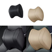 Autó fekete nyakpárna autós fejtámla párna bőr fejtámla párna autós fejtámasz párna autó bézs nyaktámasz autós kiegészítők