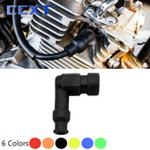 1 gab motociklu kvadracikla modificēts gumijas aizdedzes sveces augstspiediena vāciņš Honda Yamaha KTM Kawasaki Suzuki netīrumu velosipēda universālajām daļām