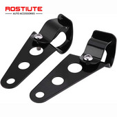 Universaalsed metallist mootorratta esitulede kinnitusklambrid Mootorratta esitulede klambrihark Reguleeritav Moto Modifitseeritud Tulede tugi