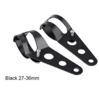 Mootorratta esitulede kinnitusklamber kahvli kõrvalõikur Esilaterna hoidiku klamber reguleeritav mootori kahvli kinnitus 27-36 mm 38-48 mm universaalne
