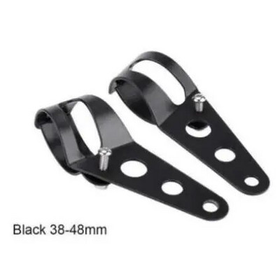 Mootorratta esitulede kinnitusklamber kahvli kõrvalõikur Esilaterna hoidiku klamber reguleeritav mootori kahvli kinnitus 27-36 mm 38-48 mm universaalne