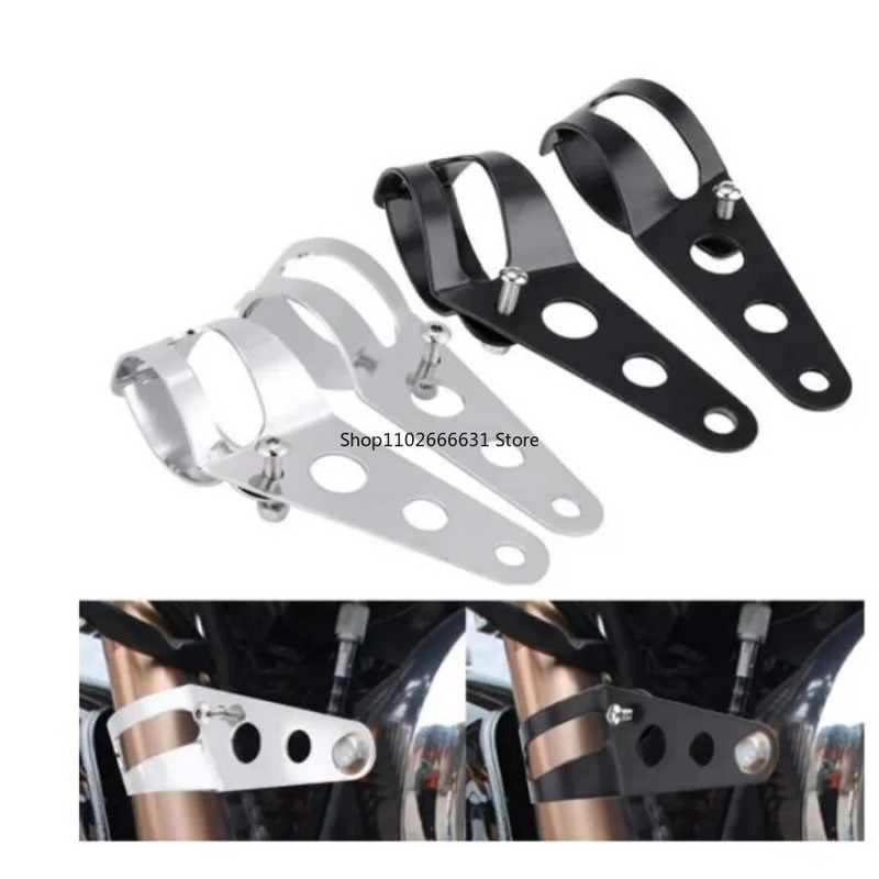 Mootorratta esitulede kinnitusklamber kahvli kõrvalõikur Esilaterna hoidiku klamber reguleeritav mootori kahvli kinnitus 27-36 mm 38-48 mm universaalne