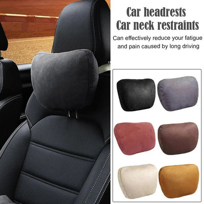 Car Headrest For Mercedes Ultra Soft Pillow Quality Neck Support Seat Universal Adjustable 29*19cm Pillows Rest Cushion 1pcs