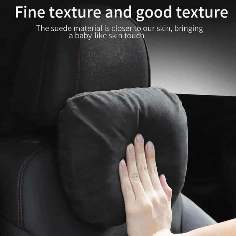 Automobilski naslon za glavu za Mercedes Ultra mekani jastuk, kvalitetno sjedalo za podršku za vrat, univerzalno podesivo 29*19cm jastuci, jastuci za odmor, 1 kom