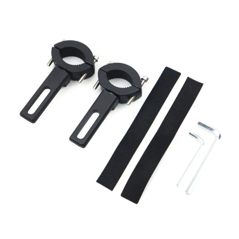 Mootorratta prožektori kinnitusklamber Universaalne mootorratta esitule udu sõidutulede kronsteinid eesmise põrkeraua kaitsmed