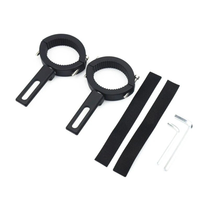 Mootorratta prožektori kinnitusklamber Universaalne mootorratta esitule udu sõidutulede kronsteinid eesmise põrkeraua kaitsmed