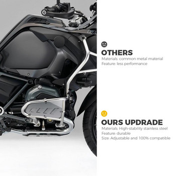 R1200GS Предпазители на главата на цилиндъра Защитен капак за BMW R 1200 GS LC ADV 1200GS R1200 GS Adventure предпазители на двигателя 2013-2018