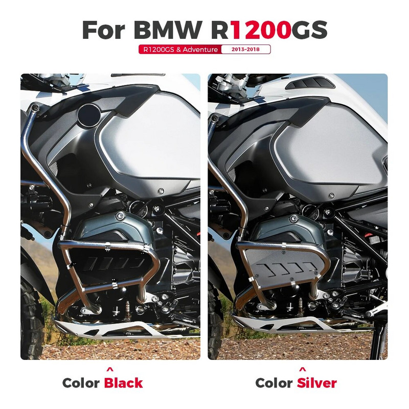 NERŪSĒJĀ TĒRAUDA CILINDU AIZSARDZĪGS BMW ATTIECĪBAS STIEŅIEM BMW R1200GS LC R1200GSA ADV 1200GS R1200 2013 2018 2014 2015 2016 2017
