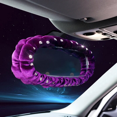 Auto teemant sisekujundus Palus auto tahavaatepeegli kate Plushie tagurduskaunistus stiil autotarvikud kingitus