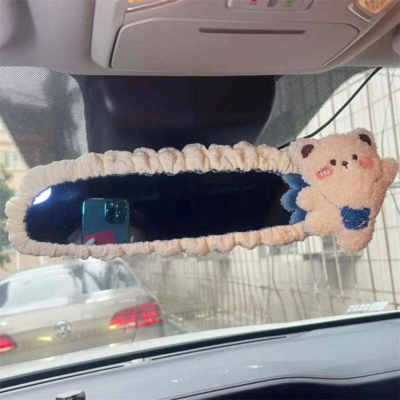 Uus armas auto tahavaatepeegli komplekt Tüdrukutele Multifilmi autodekoratsioon Universaalne auto sisekujundus autotarvikud interjöör naine