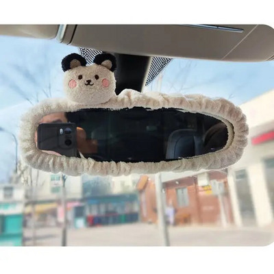 Imearmas karu auto tahavaatepeegli kate Loov peegel Multifilm tagurdamise kaunistus Naissoost tahavaatepeegli rippuv tarvik