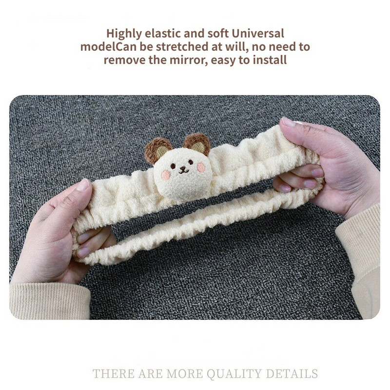 Imearmas karu auto tahavaatepeegli kate Loov peegel Multifilm tagurdamise kaunistus Naissoost tahavaatepeegli rippuv tarvik