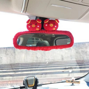 Cartoon Fruit Strawberry auto sisemus tahavaatepeegli kate Palus auto tahavaate peegli katte kaunistustarvikud naistele a