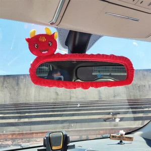 Cartoon Fruit Strawberry auto sisemus tahavaatepeegli kate Palus auto tahavaate peegli katte kaunistustarvikud naistele a