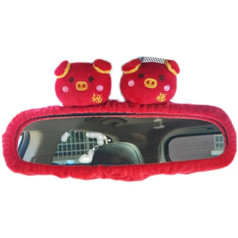 Cartoon Fruit Strawberry auto sisemus tahavaatepeegli kate Palus auto tahavaate peegli katte kaunistustarvikud naistele a