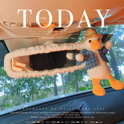 2023. aasta uus armas auto tahavaatepeeglikomplekt, multifilm vibukaru auto tagurduspeeglikomplekt, universaalne auto sisekujundus naistele