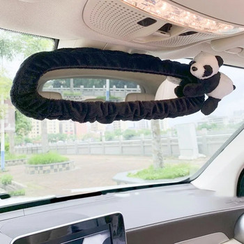 Δημιουργικό και χαριτωμένο σετ καθρέφτη αυτοκινήτου κινουμένων σχεδίων Ζώο σετ καθρέφτη αυτοκινήτου όπισθεν Διακοσμητικά αυτοκινήτου για γυναίκες Αξεσουάρ αυτοκινήτου