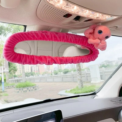 Radošs un jauks Ins automašīnu spoguļu komplekts multfilmu Dzīvnieku automašīnu atpakaļgaitas spoguļu komplekts Automašīnu rotājumi sievietēm Auto aksesuāri