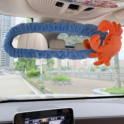 Radošs un jauks Ins automašīnu spoguļu komplekts multfilmu Dzīvnieku automašīnu atpakaļgaitas spoguļu komplekts Automašīnu rotājumi sievietēm Auto aksesuāri