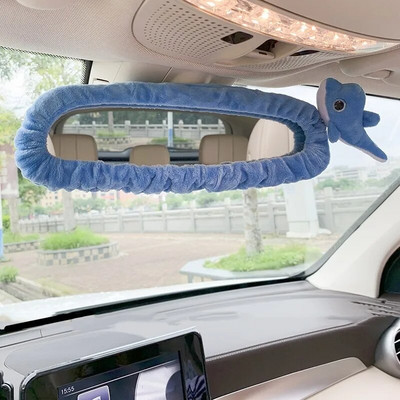 Radošs un jauks Ins automašīnu spoguļu komplekts multfilmu Dzīvnieku automašīnu atpakaļgaitas spoguļu komplekts Automašīnu rotājumi sievietēm Auto aksesuāri