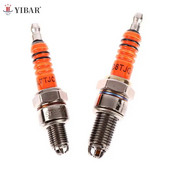 3 elektrodu aizdedzes svece A7tc D8TC 50cc 110cc 125cc visurgājēja motorollera netīrumu velosipēdam