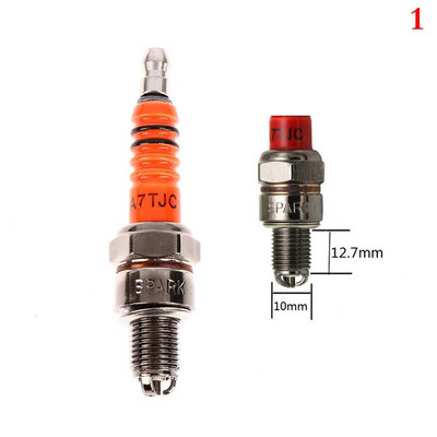 3 elektrodu aizdedzes svece A7tc D8TC 50cc 110cc 125cc visurgājēja motorollera netīrumu velosipēdam