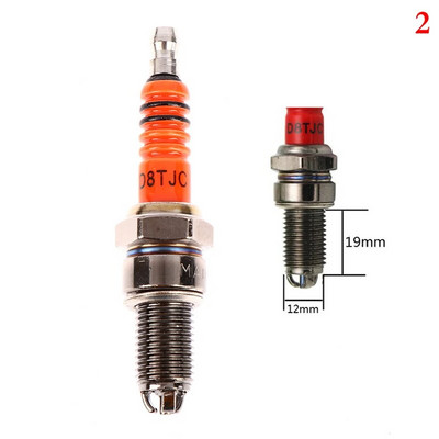 3 elektrodu aizdedzes svece A7tc D8TC 50cc 110cc 125cc visurgājēja motorollera netīrumu velosipēdam