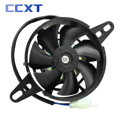 Motocikla 12V dzesēšanas ventilatora eļļas dzesētāja dzinēja radiatora rezerves daļas ATV Quad Go Kart Buggy Honda Yamaha KTM Kawasaki Motocross