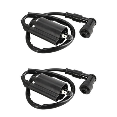 2X Motorcycle Ignition Coils Fits For Yamaha GS125 GN125 VX250 Virago 1100 XV1100 XV-1100 1995-2007