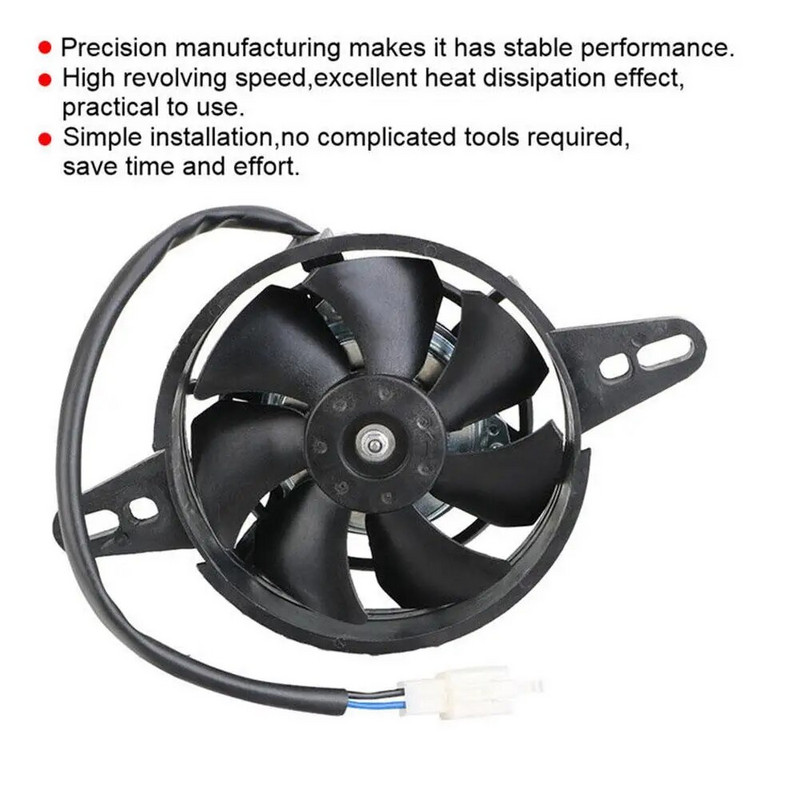 Variklio radiatoriaus aušinimo alyva vandens aušintuvo ventiliatorius, skirtas 125cc 150cc 200cc 250cc Gy6 keturratis Quad Go Kart Buggy motociklas Dirt Bike Ut W2w4