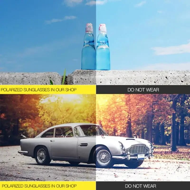 Uusimad moodsad polariseeritud päikeseprillid naiste meeste sõiduprillid mitmevärvilised kaitseprillid Day Vision juhiprillid, Dropship