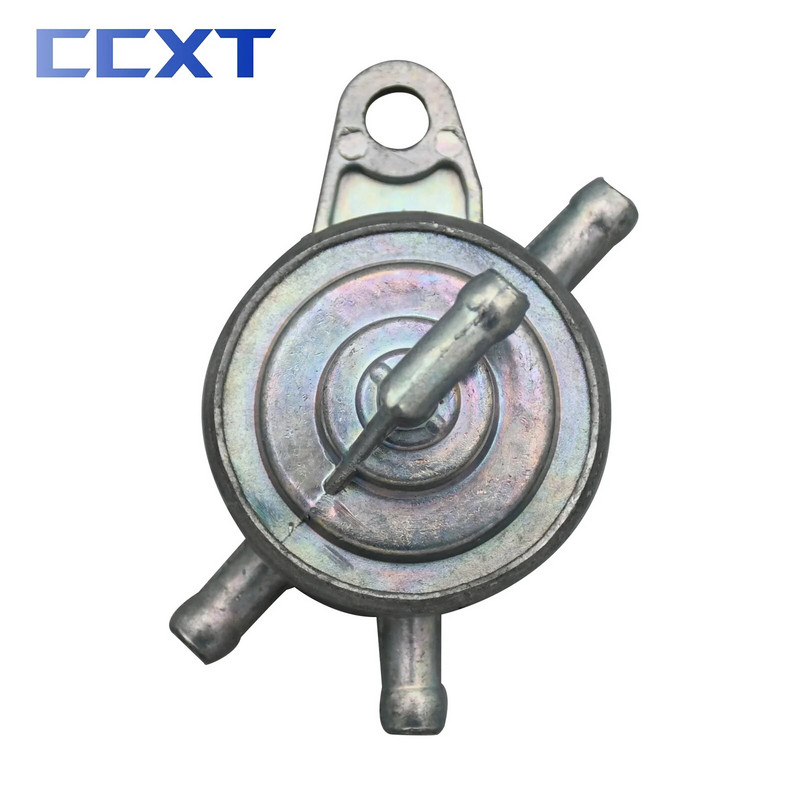 Мотоциклетен горивен вентил 3-пътен вакуумен горивен кран за скутер Горивен кран за GY6 Eagle 50 125 150cc скутер Znen Kazuma Peace NSR ATV