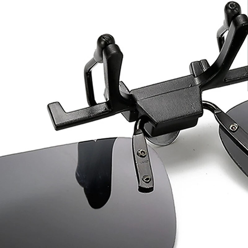 Jauns polarizēts klipsis uz saulesbrilles Braukšana nakts redzamības lēcas saulesbrilles vīriešiem pret UVA UVB ar korpusu Auto aksesuāri Stils