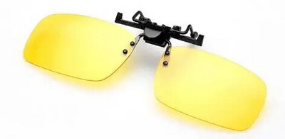 Universal Car Night Safety Driving Glasses Clip Αντιθαμβωτικά γυαλιά οδήγησης γυαλιά οδήγησης Night Vision Lens Clip Γυαλιά ηλίου Εσωτερικά αξεσουάρ