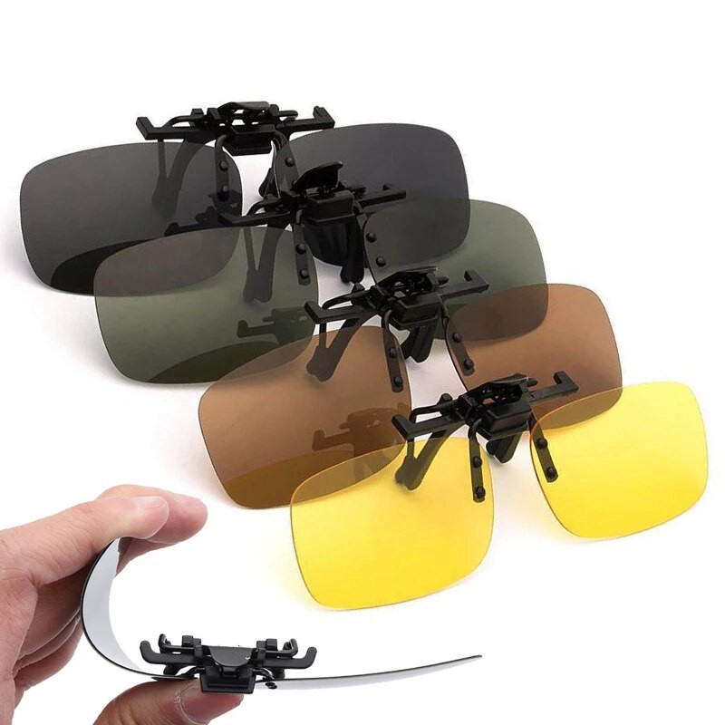 Universal Car Night Safety Driving Glasses Clip Αντιθαμβωτικά γυαλιά οδήγησης γυαλιά οδήγησης Night Vision Lens Clip Γυαλιά ηλίου Εσωτερικά αξεσουάρ